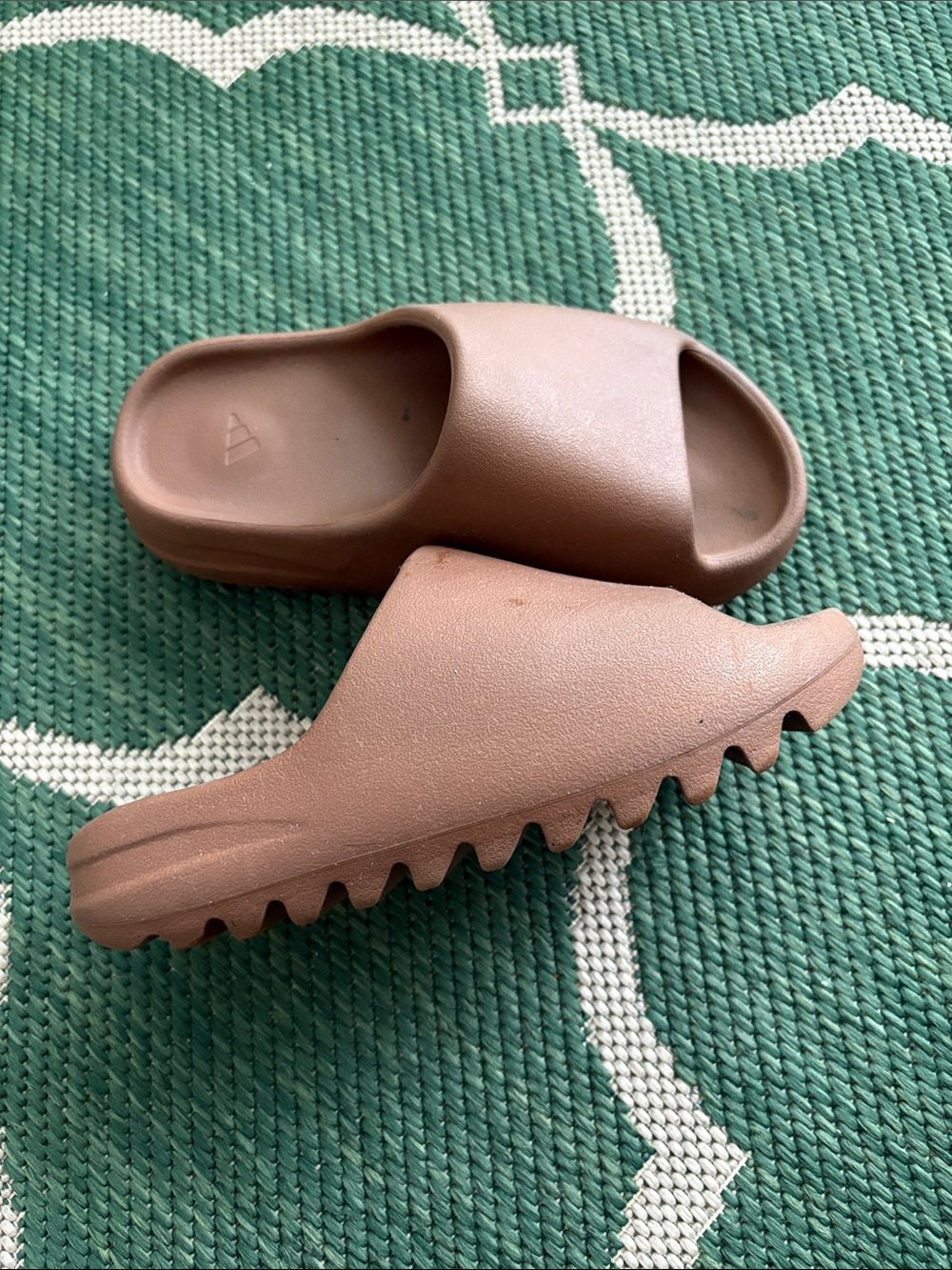Yeezy Kids Brown Slide Sandals - Lightweight Comfort….Size 5Y